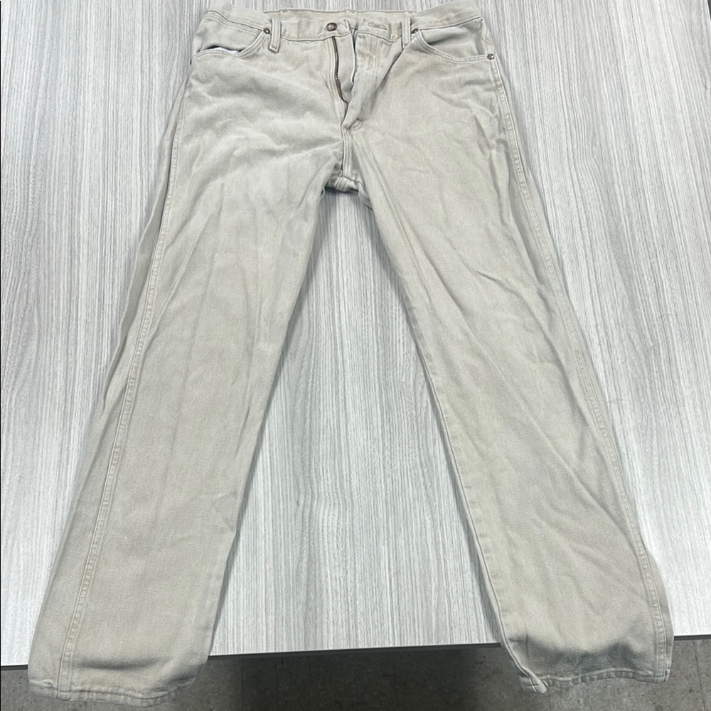 Wrangler Light khaki Denim Pants 34x34